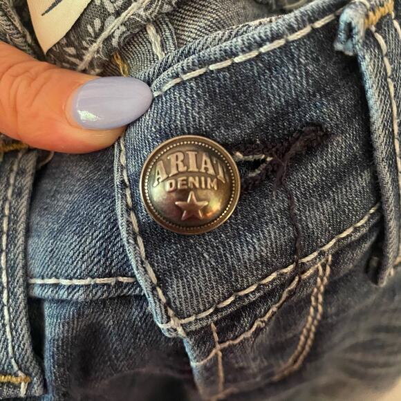 Ariat Women's Boot Cut Jeans - Blue - Picture 9 of 9